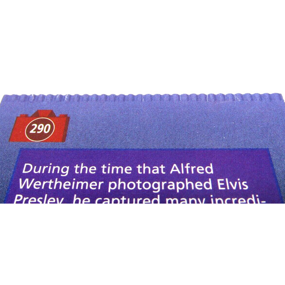 Elvis 1992 Collection Card Crimped Factory Error #290 Rare Find For Collectors - Picture 4 of 4